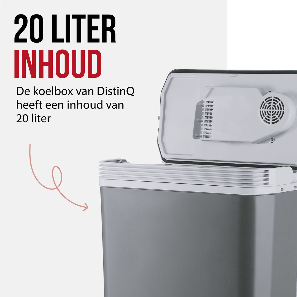 DistinQ Elektrische Koelbox 20L