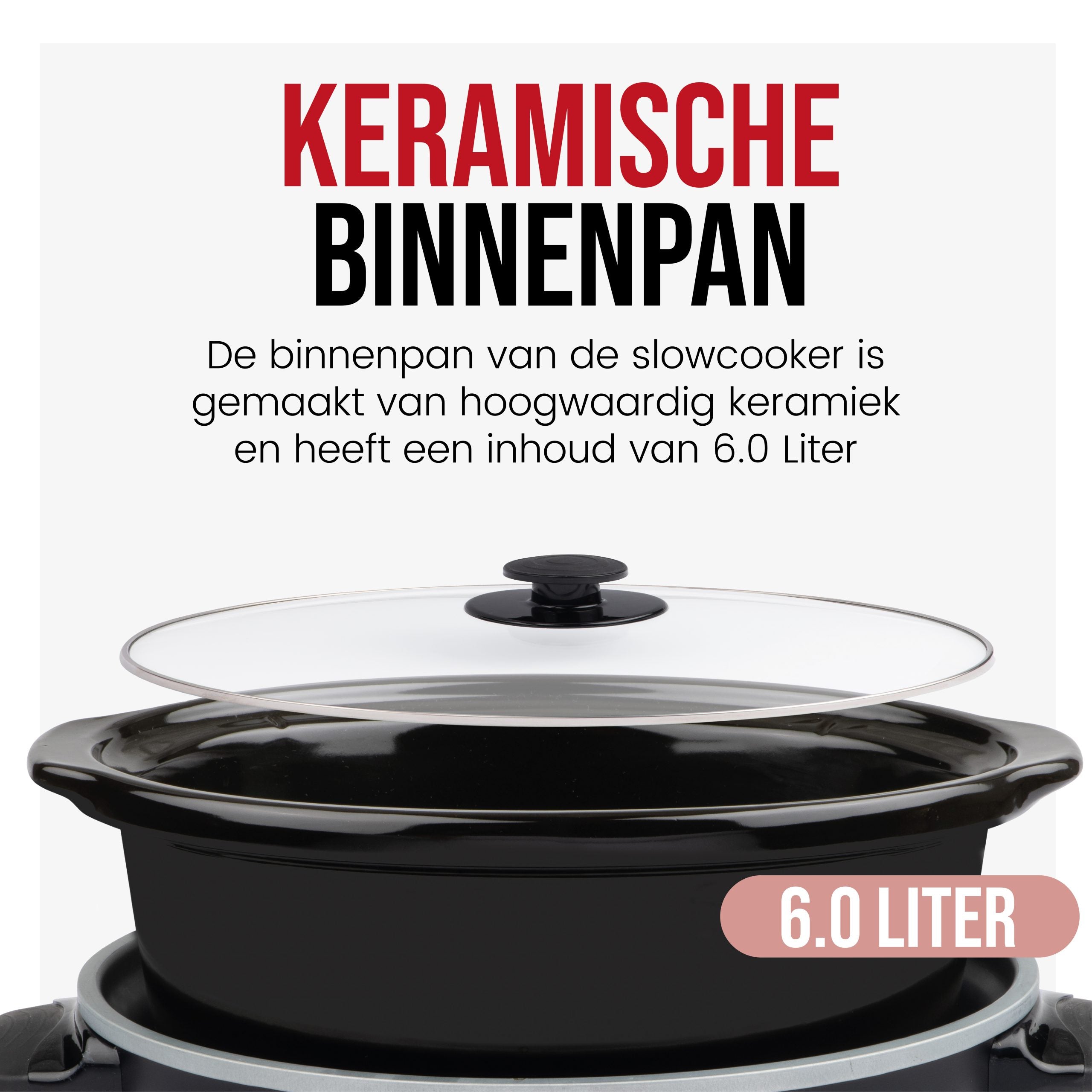 DistinQ Slowcooker 6 liter