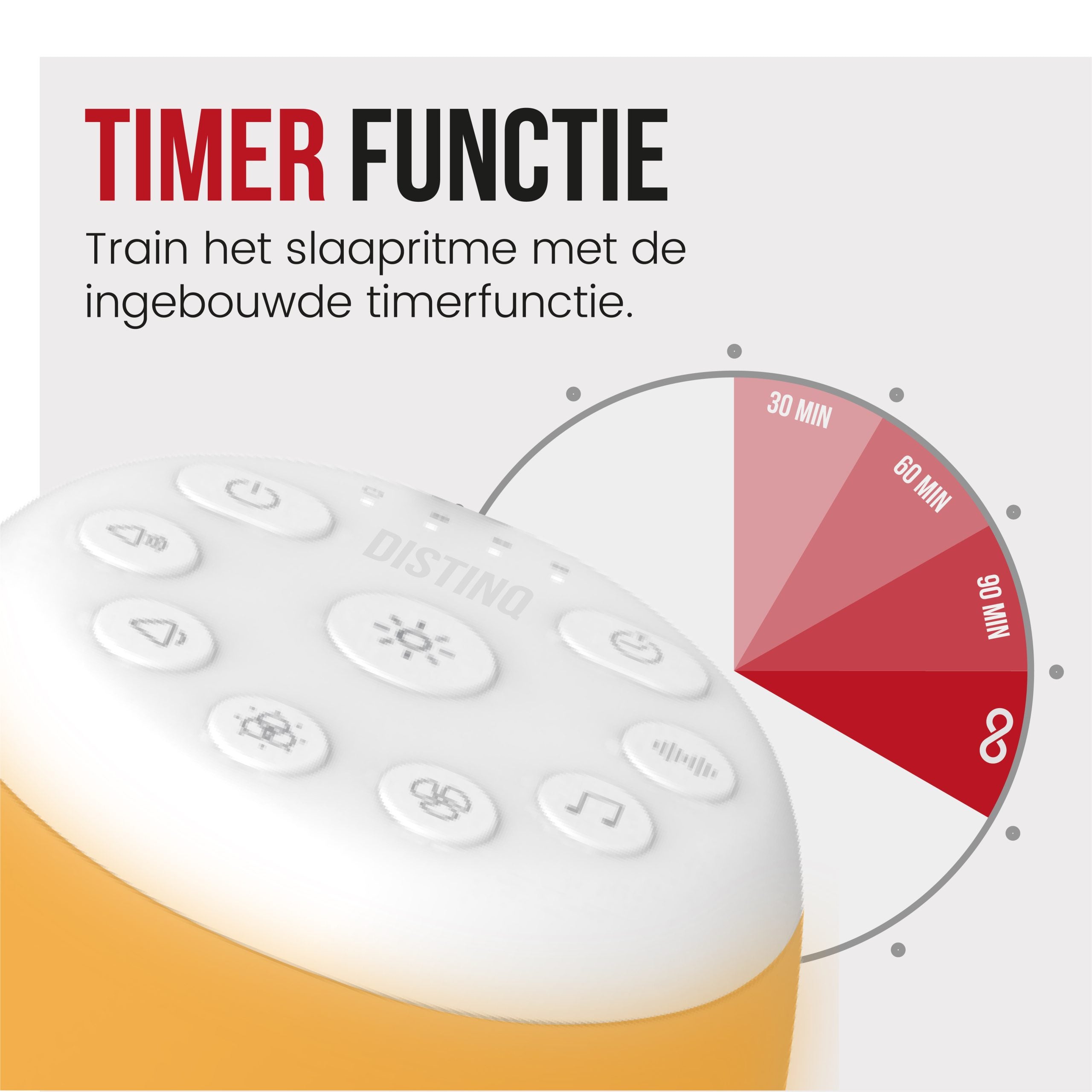 DistinQ white noise compact 2