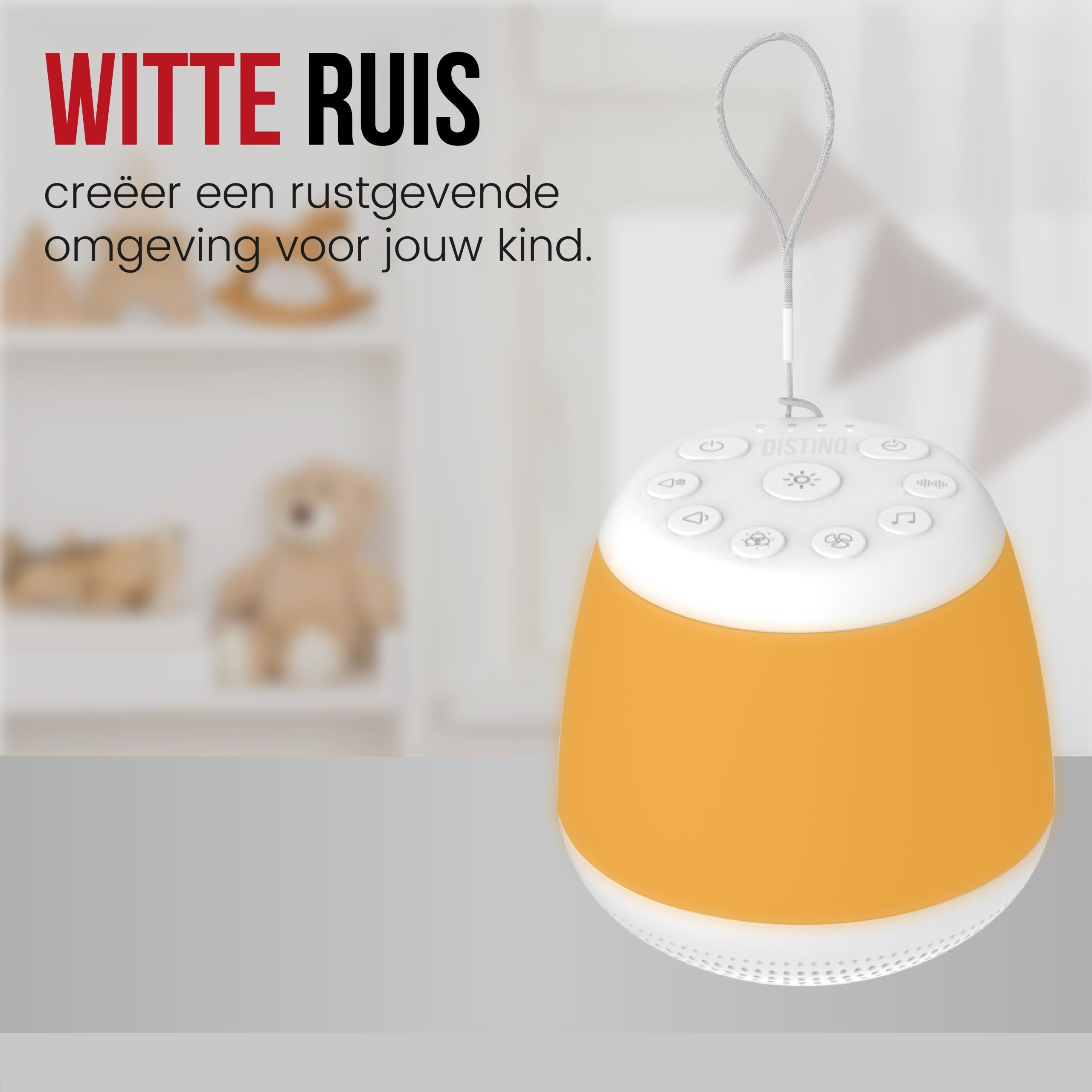 DistinQ white noise compact 8