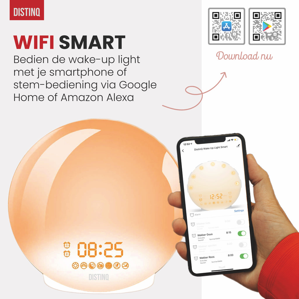 DistinQ Wake-Up light Wifi Wit