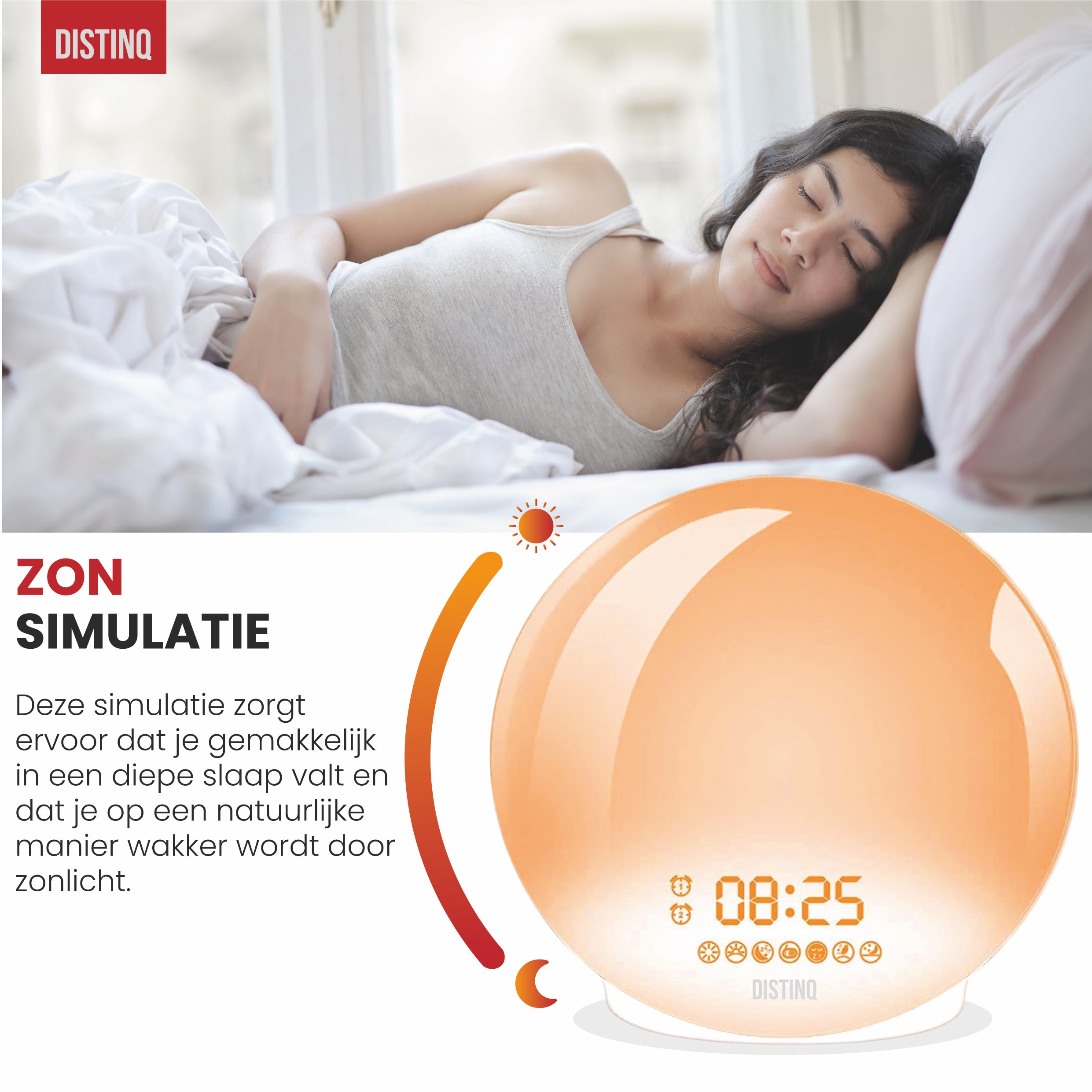 DistinQ Wake-Up Light Wit