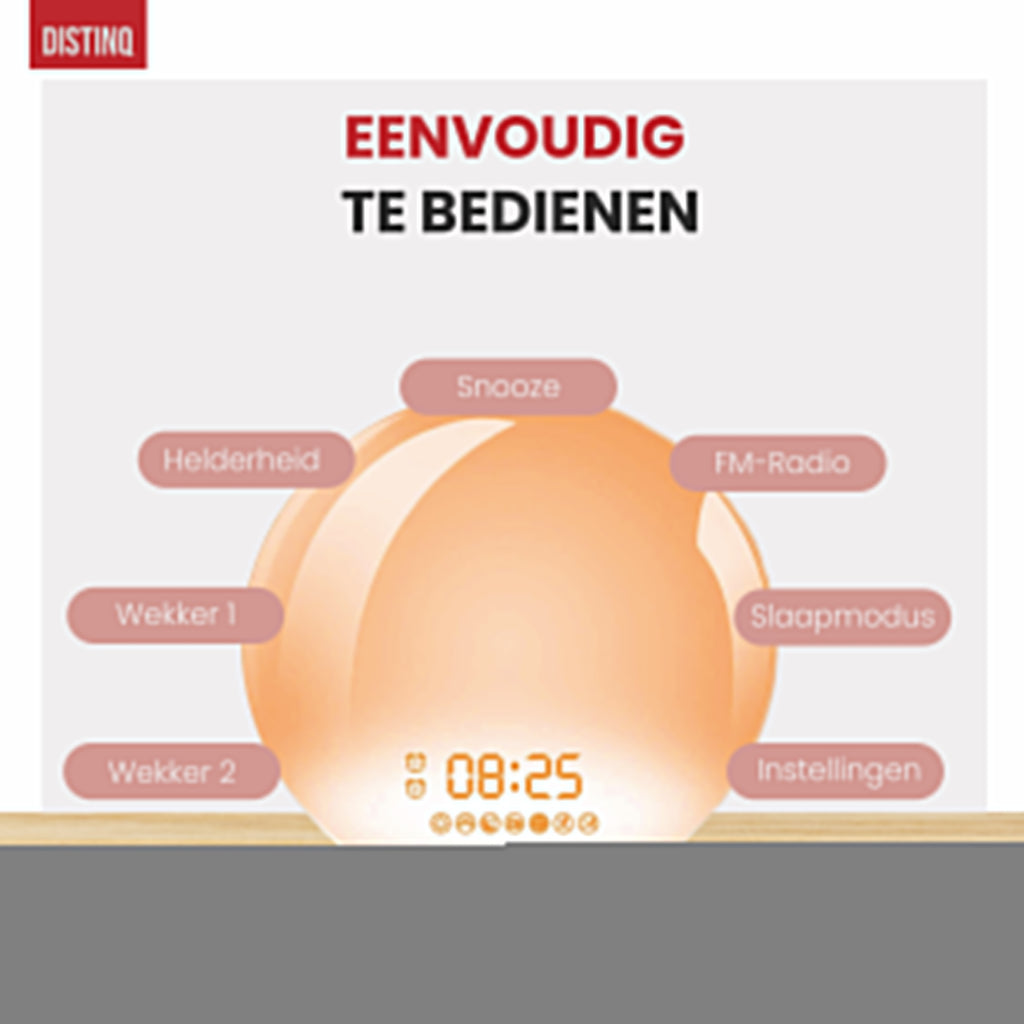 DistinQ Wake-Up Light Wit