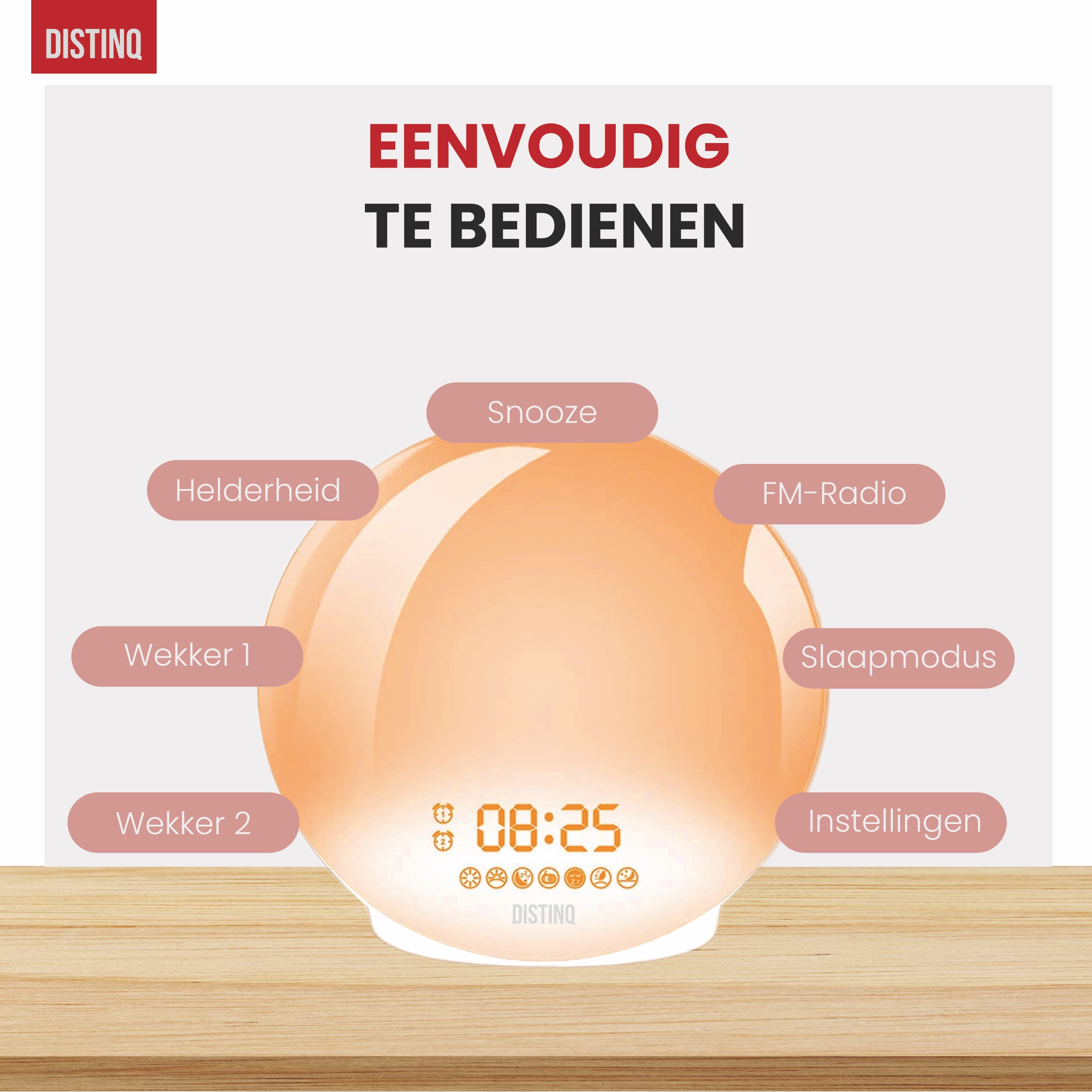 DistinQ Wake-Up light Wifi Wit